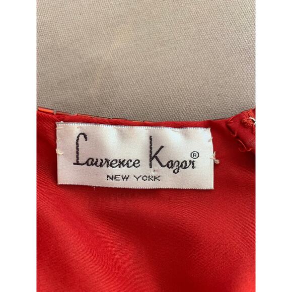 Vintage Red Sequin Cocktail Party Dress Christmas Valentines Special Occasion - Picture 8 of 10